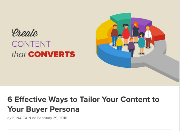 6 Effective Ways to Tailor Your Content to Your Buyer Persona