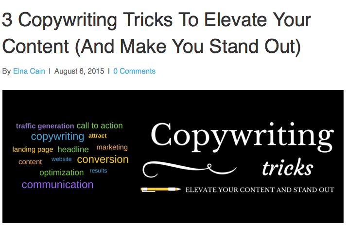 3 Copywriting Tricks To Elevate Your Content (And Make You Stand Out)