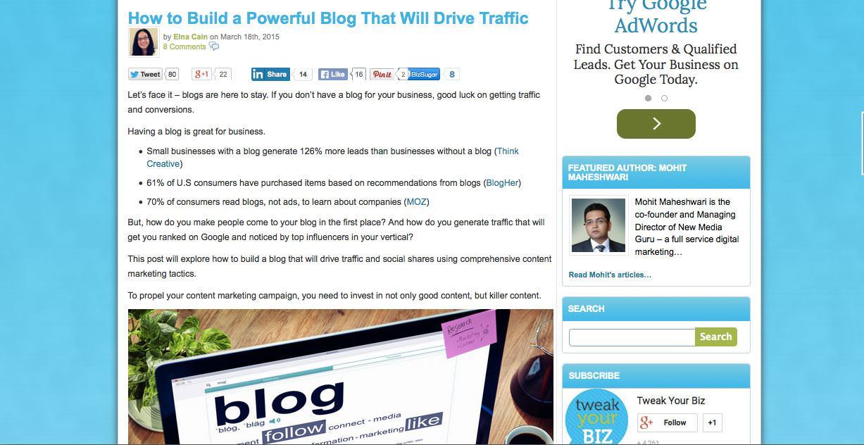 How to Build a Powerful Blog That Will Drive Traffic