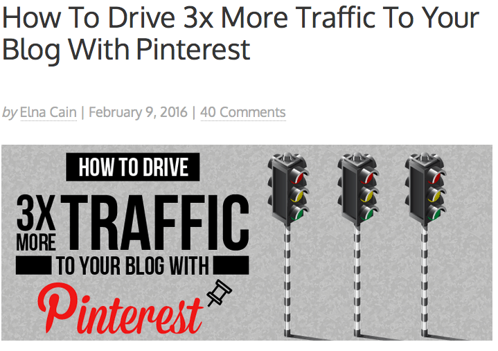 How To Drive 3x More Traffic To Your Blog With Pinterest