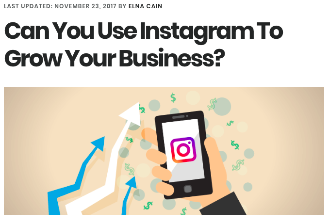 Can You Use Instagram to Grow Your Business?