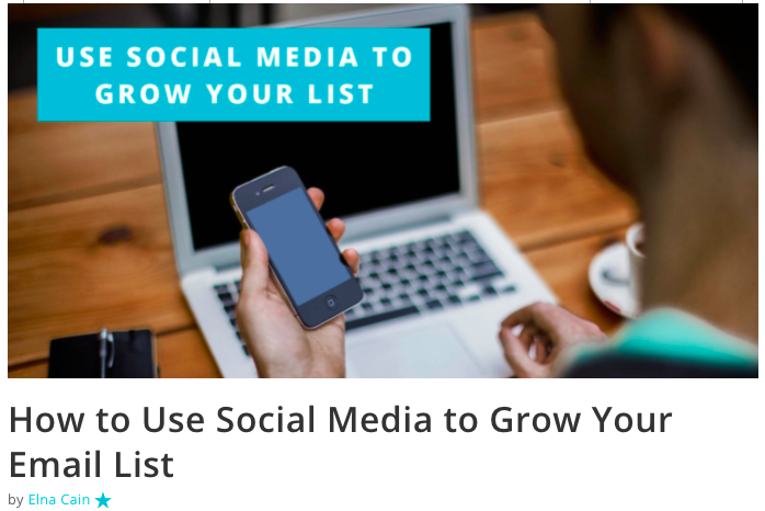 How to Use Social Media to Grow Your Email List