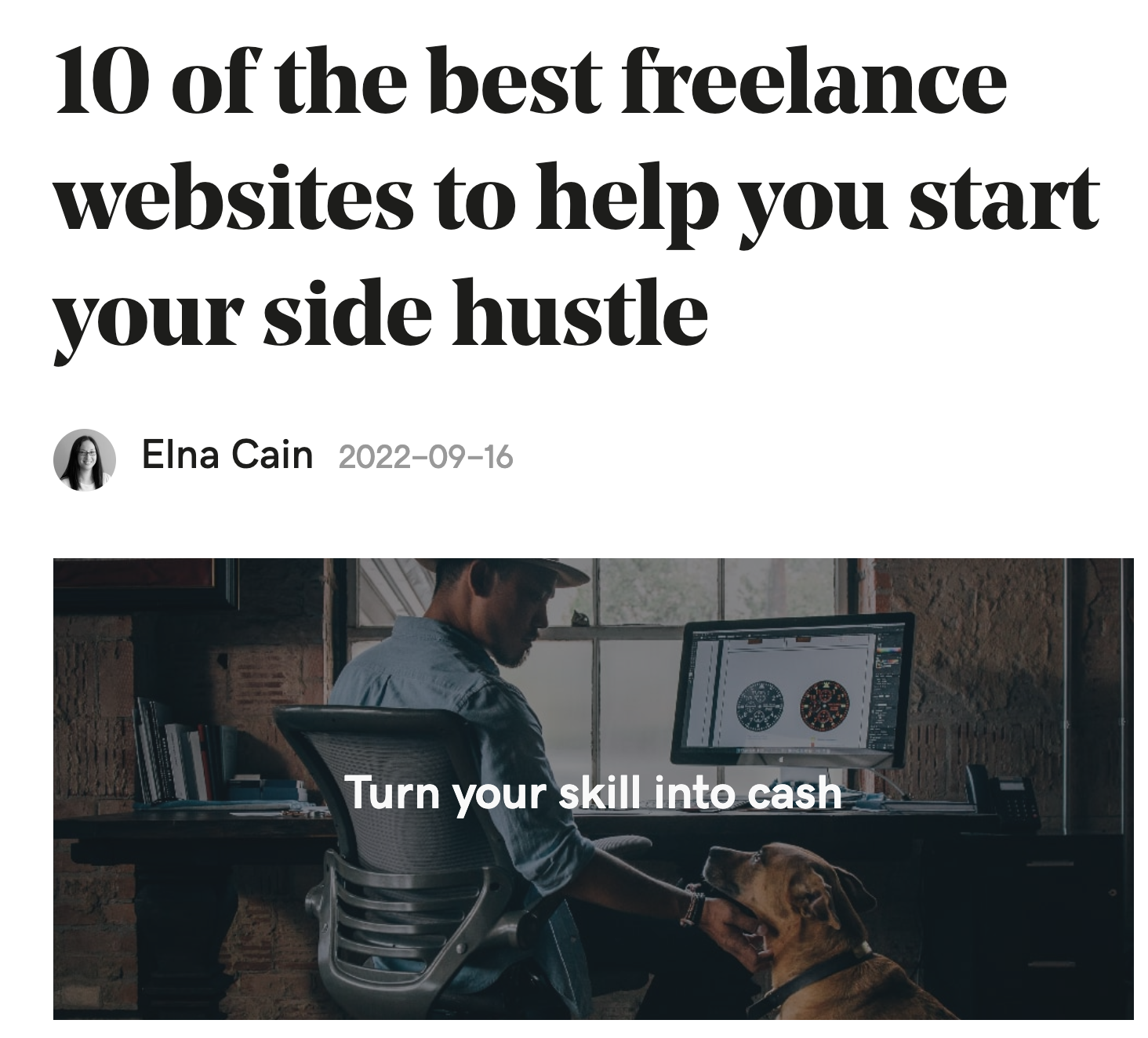 10 of the Best Freelance Websites to Help You Start Your Side Hustle