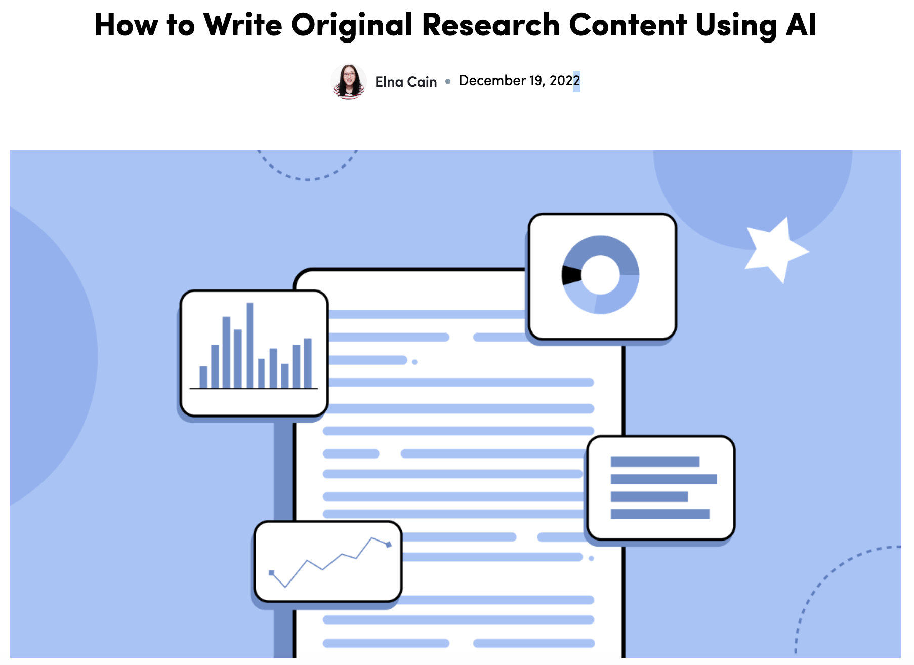 How to Write Original Research Content Using AI