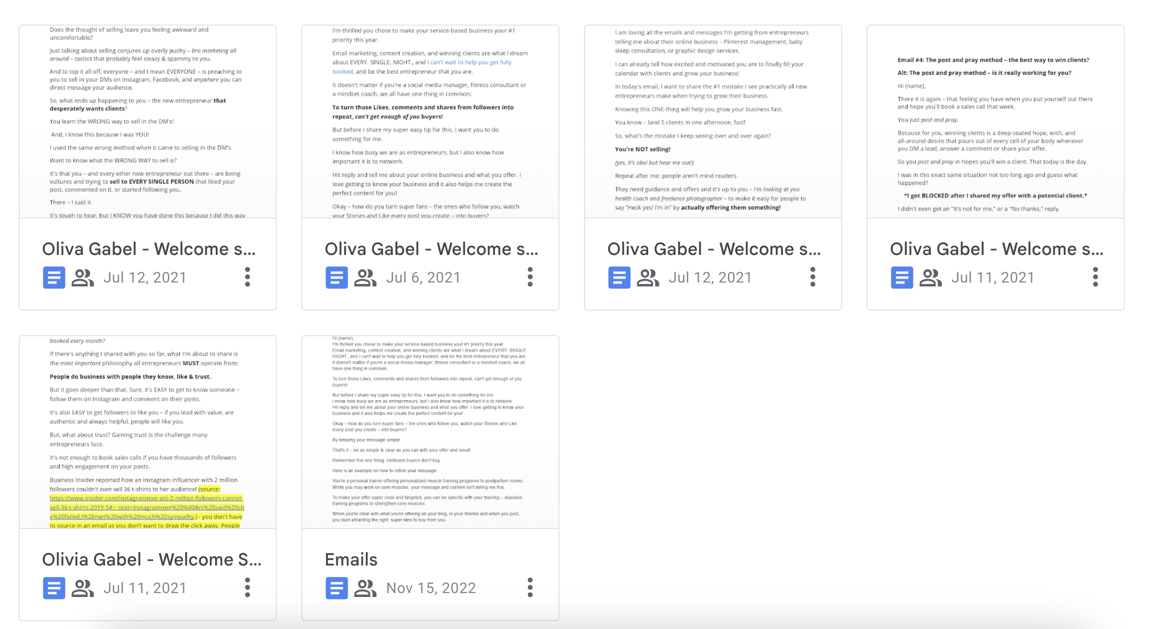 5-Day Email Sequence for a Coaching Business